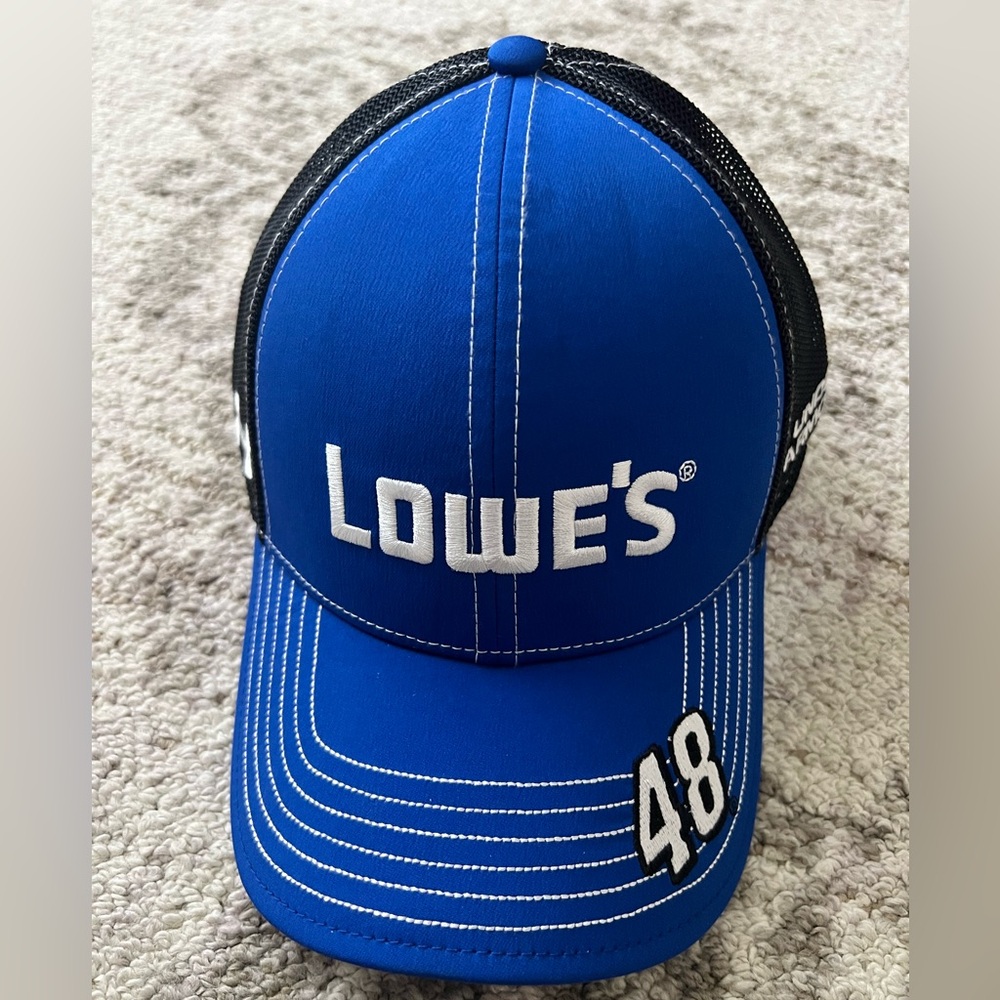 Under Armour Lowes 48 Racing blue and black NASCAR hat